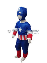 Captain America Avengers Kids Fancy Dress Costume - Standard