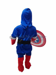 Captain America Avengers Kids Fancy Dress Costume - Imported