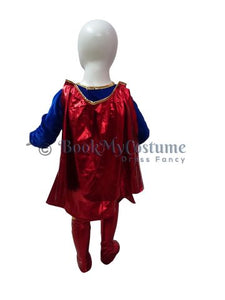 Supergirl Kids Fancy Dress Costume - Imported